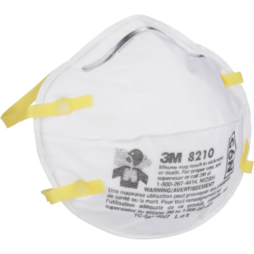 3M 7100132742 8210 Particulate Respirators, N95, NIOSH Certified