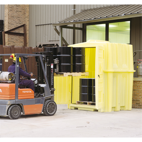 Enpac 4010-YE Job Hut, 90" L x 61.5" W x 94" H, 8000 lbs. Load Capacity