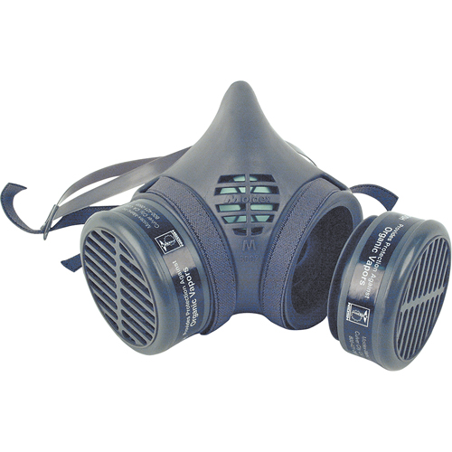 Moldex 8102 8000 Series Assembled Respirator, Elastomer/Thermoplastic, Medium
