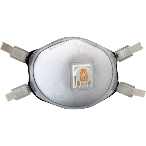 3M 8214 8214 Welding Particulate Respirators, N95, NIOSH Certified