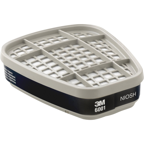 3M 6001 6000 Series Respirator Cartridges, Gas/Vapour Cartridge, Organic Vapour