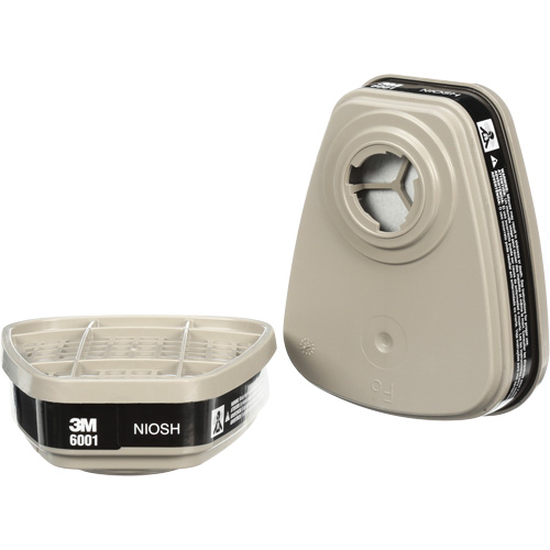 3M 6001 6000 Series Respirator Cartridges, Gas/Vapour Cartridge, Organic Vapour