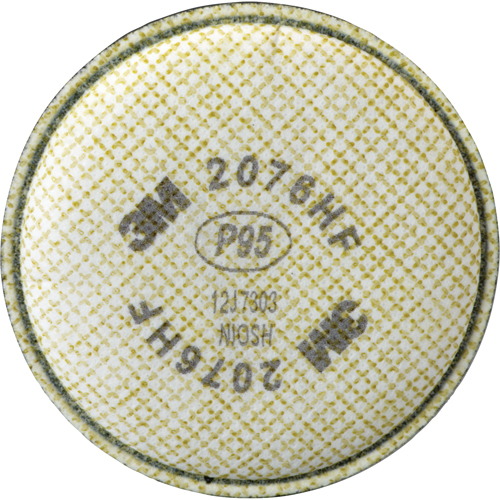 3M 2076 2000 Series Respirator Prefilters, Particulate Filter, P95 Filter
