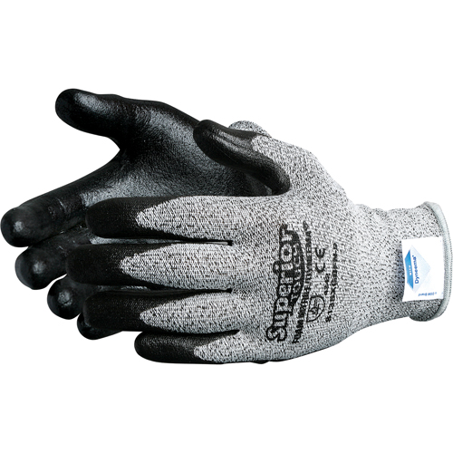 Superior Glove Works Ltd. S13SXGBFN-10 Gants r&eacute;sistant aux coupures &agrave; paume enduite Superior Touch de qualit&eacute; sup&eacute;rieure, Taille T-Grand/10, Calibre 13, Rev&ecirc;tement Mousse de nitrile, Enveloppe en Dyneema, ANSI/ISEA 105 niveau 1