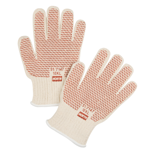 PIP Global Safety 51/7147 Gants Hot Mill Grip-N, Nitrile, 10/T-Grand, Prot&egrave;ge jusqu'&agrave; 400° F (204° C)