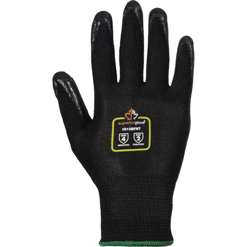 Superior Glove Works Ltd. S13BFNT-8 Gants de travail tremp&eacute;s Dexterity NT, Taille Moyen/8, Calibre 13, Rev&ecirc;tement Mousse de nitrile, Enveloppe en Nylon, ANSI/ISEA 105 niveau 2