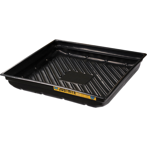 Justrite 28718 Plateau pour les d&eacute;versements EcoPolyBlend , 37,75" lo x 34" la x 5,5" h, Cap. de d&eacute;versement 23 gal. US