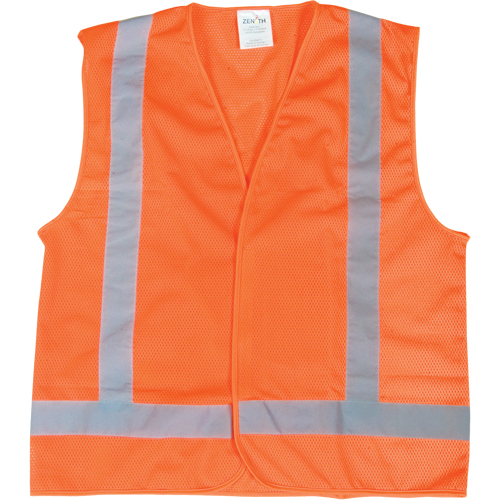 Produits de sécurité Zenith SEB701 Veste de s&eacute;curit&eacute; pour la circulation, Orange haute visibilit&eacute;, 2T-Grand, Polyester