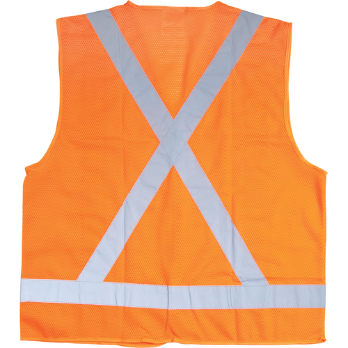 Produits de sécurité Zenith SEB701 Veste de s&eacute;curit&eacute; pour la circulation, Orange haute visibilit&eacute;, 2T-Grand, Polyester