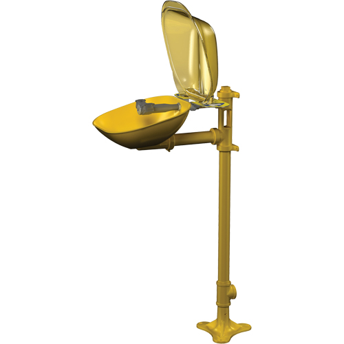 Bradley S19214PDC Halo Eyewash Stations, Pedestal Installation, Plastic Bowl