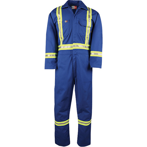 Big Bill 1325US9-T-NAY-XL Westex UltraSoft&reg; Unlined Coveralls, Size X-Large (Tall), Navy Blue, 12.4 cal/cm2