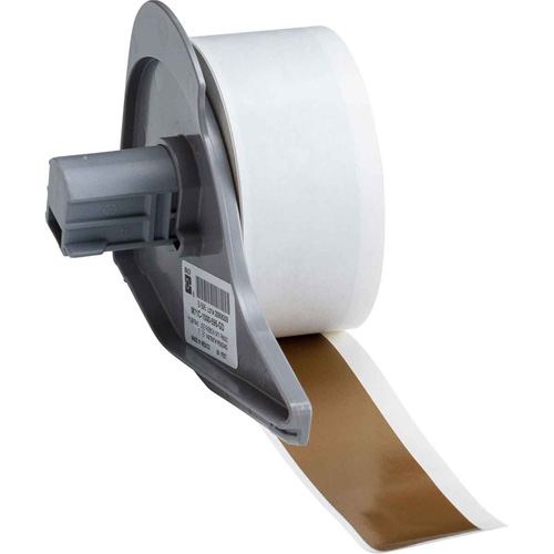 Brady M7C-1000-595-GD Indoor-Outdoor Label Printer Tape, Vinyl, Gold, 1" Width