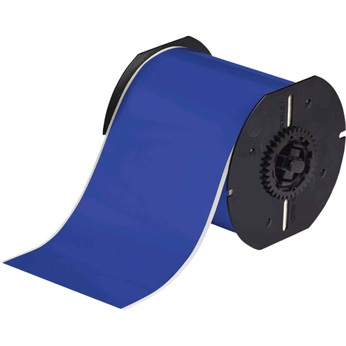 Brady B30C-4000-595-BL Indoor/Outdoor B-595 Tape, Vinyl, Blue, 4" Width