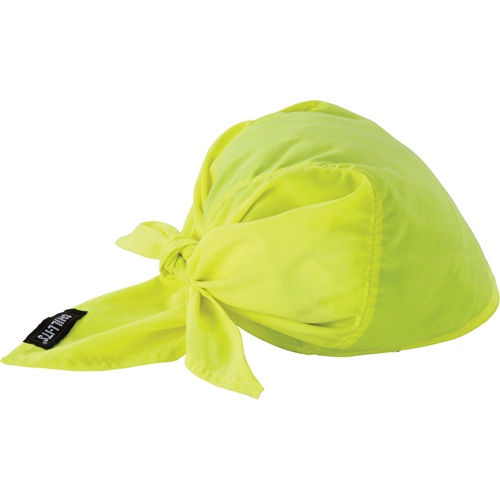 Ergodyne 12586 Chill-Its&reg; 6710CT Cooling Triangle Hats, High Visibility Lime-Yellow