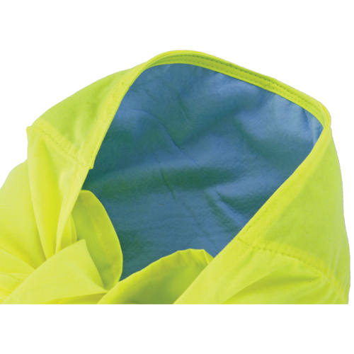 Ergodyne 12586 Chill-Its&reg; 6710CT Cooling Triangle Hats, High Visibility Lime-Yellow