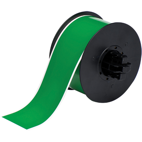 Brady B30C-2250-569-GN Ruban B-569 &agrave; faible teneur en halog&eacute;nures, Polyester, Vert, Largeur de 2,25"