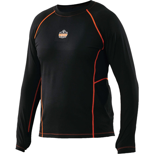 Ergodyne 40207 Maillots thermiques &agrave; manches longues, Hommes, 3T-Grand, Noir