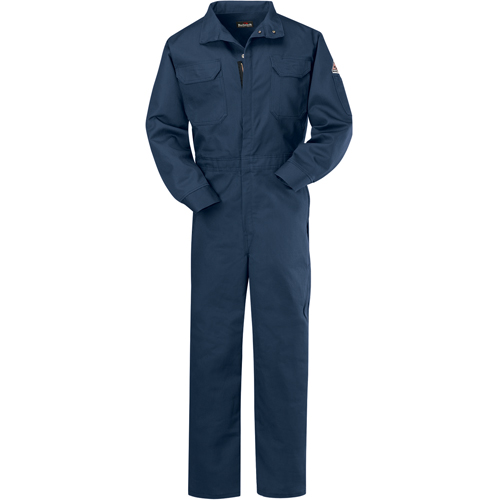 Bulwark CEC2NV-RG-50 Classic Welding Coveralls, Size 50, Navy Blue, 11.2 cal/cm²