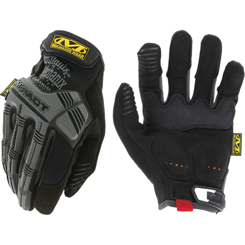 Mechanix Wear CA-MPT-58-013 M-Pact&reg; Impact Gloves, 3X-Large, Synthetic Palm, Hook & Loop Cuff