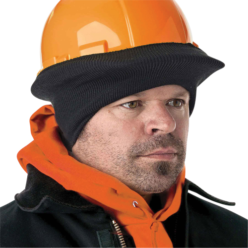 Ergodyne 16810 Stretch Hard Hat Liner, One Size, Black
