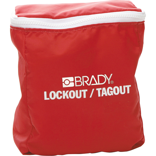 Brady 50979 Grande pochette pour mat&eacute;riel de verrouillage, Ensemble Espace clos