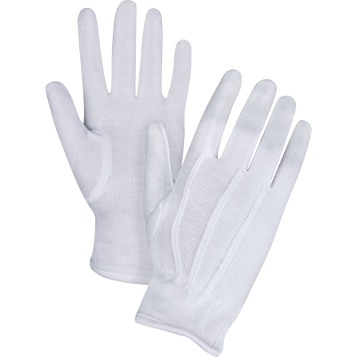 Zenith Safety Products SEE796 Parade/Waiter's Gloves, Cotton, Hemmed Cuff, X-Large