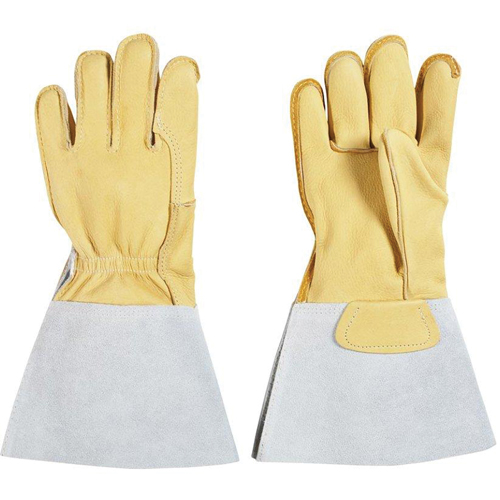 Natpro 7-9510-1-L Welding Gloves, Grain Cowhide, Size Large