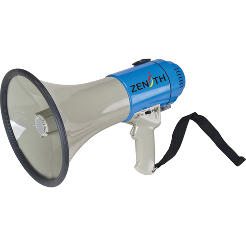 Zenith Safety Products SEE894 Megaphone, 25-w Peak Power, 1 miles Range