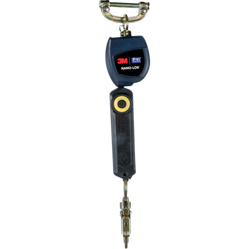 3M DBI Sala Fall Protection 3101233 Nano-Lok Self-Retracting Lifelines, 6', Web, Swivel