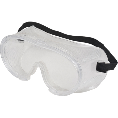 Zenith Safety Products SEF218 Z300 Safety Goggles, Clear Lens, Anti-Scratch, Direct Vent