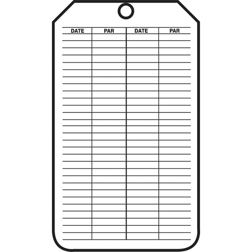 Accuform Signs FRMGT207CTP &eacute;tiquettes de s&eacute;curit&eacute; d'inspection et de contr&ocirc;le de l'&eacute;tat de l'&eacute;quipement, Papier cartonn&eacute;, 3-1/8" la x 5-7/8" h, Français