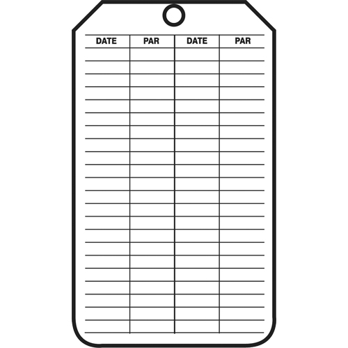 Accuform Signs FRTRS307CTP &eacute;tiquettes de s&eacute;curit&eacute; d'inspection et de contr&ocirc;le de l'&eacute;tat de l'&eacute;quipement, Papier cartonn&eacute;, 3-1/8" la x 5-7/8" h, Français