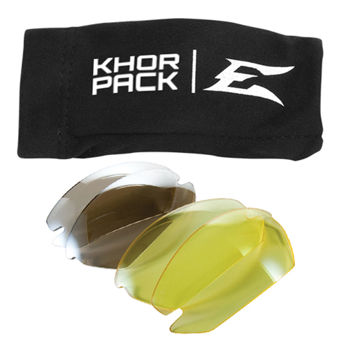 Edge Safety Eyewear 9403 Lentilles de rechange pour les lunettes de s&eacute;curit&eacute; Khor, Antibu&eacute;e/anti-&eacute;gratignures, Transparent, Khor