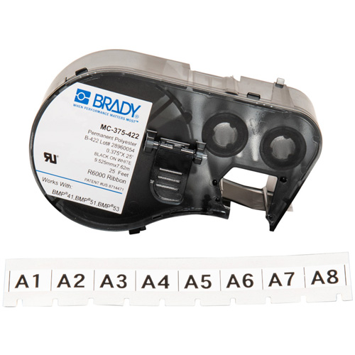 Brady M4C-375-422 Cartouche pour imprimante d'&eacute;tiquettes, Noir