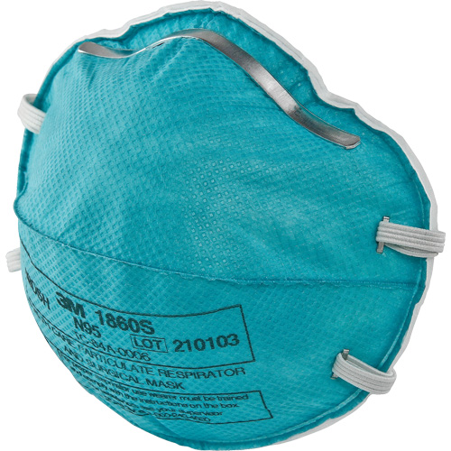 3M 1860S 1860S Particulate Healthcare Respirator, N95, NIOSH Certified, Small