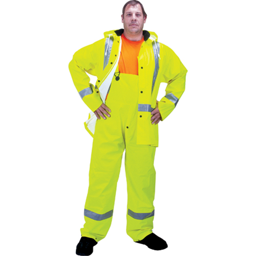 Produits de sécurité Zenith SEH113 Imperm&eacute;able pour la circulation de premi&egrave;re qualit&eacute; RZ900, Polyester, Petit, Jaune lime haute visibilit&eacute;