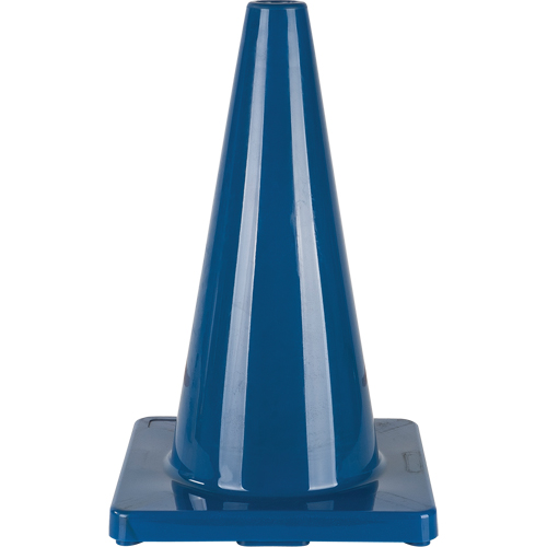 Zenith Safety Products SEH136 Coloured Traffic Cone, 18", Blue