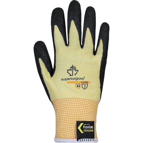 Superior Glove Works Ltd. S13KFNT-9 Gants r&eacute;sistants &agrave; la perforation, Taille 9, Rev&ecirc;tement Nitrile, Enveloppe en Kevlar, ASTM ANSI niveau A3