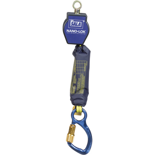 3M DBI Sala Protection Contre Les Chutes 3101213 C&acirc;ble de s&eacute;curit&eacute; autor&eacute;tractable &agrave; fixation rapide Nano-Lok, 6', Acier inoxydable, Pivotant