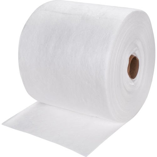 Zenith Safety Products SEH948 Premium Meltblown Sorbent Rolls, Heavyweight, 150' L x 15" W, 25 gal. Absorbancy