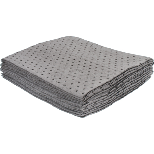 Zenith Safety Products SEH959 Premium Bonded Sorbent Pads, Universal, 15" x 17", 8 gal. Absorbancy