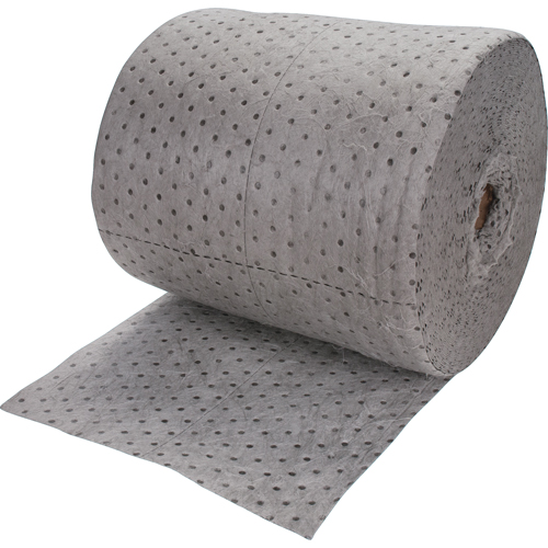 Zenith Safety Products SEH963 Premium Bonded Sorbent Rolls, Mediumweight, 150' L x 15" W, 20 gal. Absorbancy