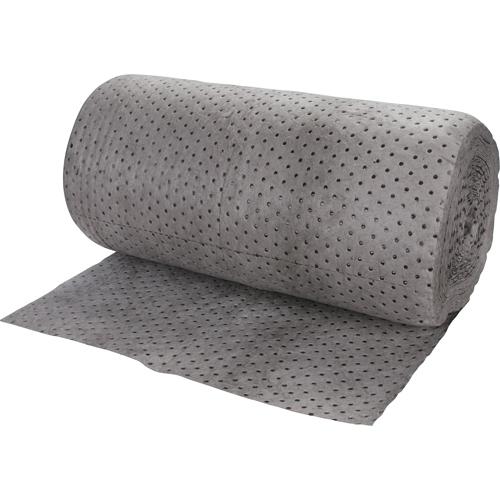 Produits de sécurité Zenith SEH964 Rouleaux absorbants li&eacute;s de premi&egrave;re qualit&eacute;, Poids moyen, 150' lo x 30" la, Absorption 40 gal.