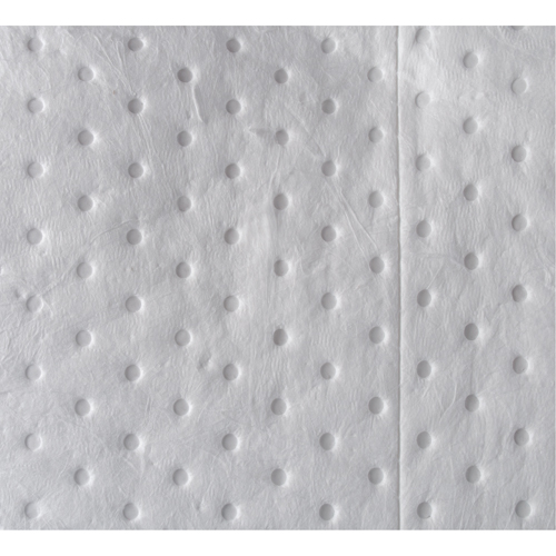 Zenith Safety Products SEH968 Premium Bonded Sorbent Pads, Oil Only, 15" x 17", 8 gal. Absorbancy