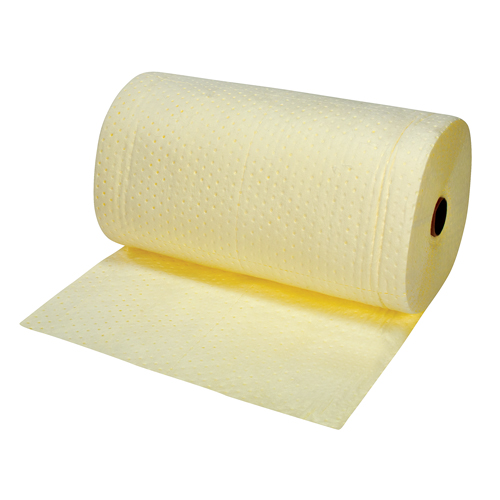 Produits de sécurité Zenith SEI009 Rouleaux absorbants li&eacute;s de premi&egrave;re qualit&eacute;, Lourd, 150' lo x 30" la, Absorption 50 gal.