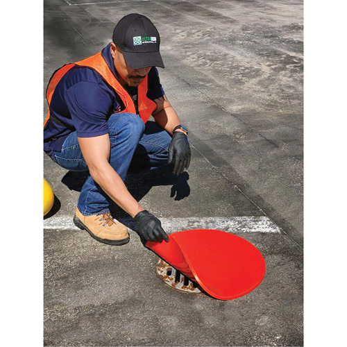 Ultratech 2134 Tapis pour drain Ultra-Drain Seals, Circulaire, 12" dia.