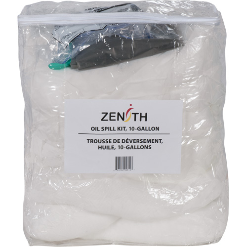 Zenith Safety Products SHP067 Truck Spill Kit, Oil Only, Bag, 10 US gal. Absorbancy
