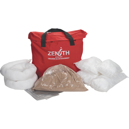 Zenith Safety Products SEI192 Service Vehicle Spill Kit, Oil Only, Bag, 10 US gal. Absorbancy