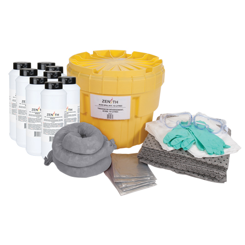 ZENITH SAFETY PRODUCTS Acid Spill Kit SEI263 Shop Spill Kits TENAQUIP