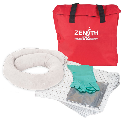 Zenith Safety Products SHP029 Spill Kit, Oil Only, Bag, 5 US gal. Absorbancy